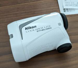 【超美品】【現行品/保障残あり】ゴルフ用レーザー距離計 NIKON COOLSHOT LITE STABILIZED ニコン クールショット