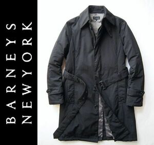 ◆本物◆BARNEYS NEWYORK ◆軽快◎リアルダウントレンチコート ブラック46 新品