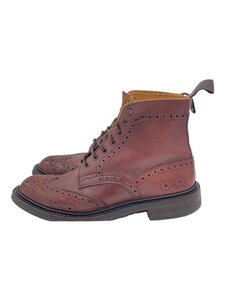 Tricker’s◆Paul Smith別注/ギリーブーツ/UK8.5/ブラウン/レザー/ウィングチップ/メダリオン//