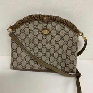 代PTM000-60◆ GUCCI PLUS オールドグッチ グッチプラス ヴィンテージ 斜めがけ ショルダーバッグ 