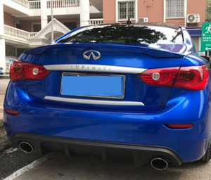 スカイライン V37 INFINITI Q50 リアトランクスポイラーABS 各純正色付 2014-2022 OE