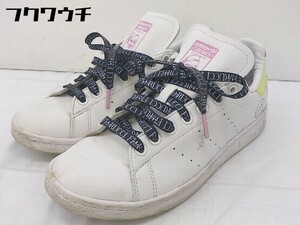 ◇ adidas × FIORUCCI Stan Smith EG5152 スニーカー シューズ サイズ24.0cm ホワイト イエロー グリーン系 レディース