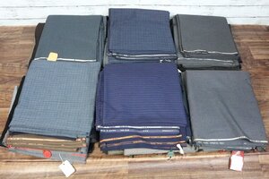 【ト長】 スーツ生地 大量 まとめ売り 約42kg分 紳士服 布地 服地 MIYUKITEX VIPMAN DAIICHIKEORI HIELD 等 WOOL ウール IC837IOC05