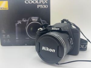 2412031821308 Nikon ニコン COOLPIX P530 NIKKOR 42X WIDE 4.3-180mm 1:3-5.9 デジタル一眼レフカメラ 通電可能 箱付き 現状品 中古