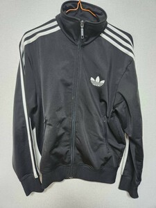 アディダス　adidas　トレフォイルロゴ　ジャージ　ブラック　S