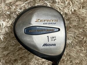 ◎ Mizuno ZEPHYR ミズノ ゼファー EG-245V メタル TF-2770 1W 11.5 ヘッドカバー付属ドライバー 