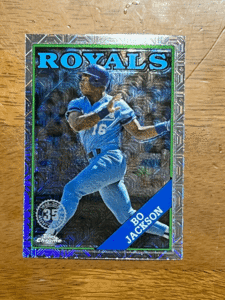 2023 Topps Series 1 ボー・ジャクソン Bo Jackson クローム シルバー パック Mojo リフレクタ #T88C-95