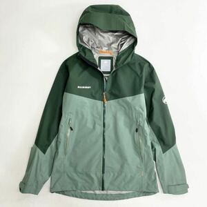 50c23 MAMMUT マムート CONVEY TOUR HS HOODED JACKET ハードシェル L グリーン GORE-TEX 2.5 ゴアテックス アウトドア