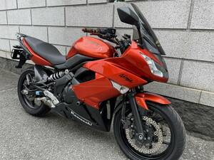 便利なETC付き　ニンジャ６５０R　NINJA650R　書類　純正キー２本付き