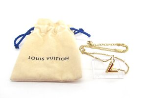 LOUIS VUITTON ルイヴィトン ネックレス・エセンシャル V M61083 ペンダント ∠UP4696