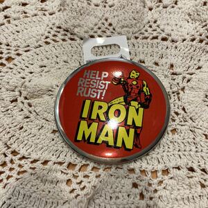 未使用　即決　送料無料♪ MARVEL マーベル　IRON MAN アイロンマン　缶バッジ　約8㎝