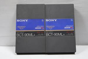 G2197 Y 【2本セット】SONY ソニー ベータカムSP ビデオカセット BCT-90MLA