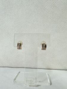 【質屋 尾張屋商店 東京】 ☆仕上済☆ K18PG ダイヤモンド レディースピアス 小さい 可愛い