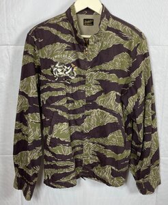 TENDERLOIN テンダーロイン T-BAMBOO JKT バンブージャケット サイズ:XS カモ 迷彩 ☆良品☆[66-0904-O7]