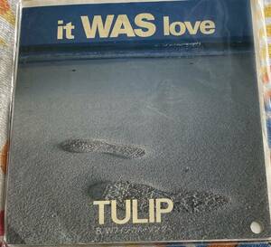 激レア／廃盤アナログ7インチシングルEP!! TULIP チューリップ「it WAS love」財津和夫