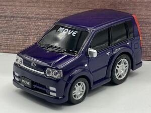 即決有★プルバックカー DAIHATSU ダイハツ ムーヴ MOVE カスタム L150系 パープル 紫 ドライブタウン★ミニカー