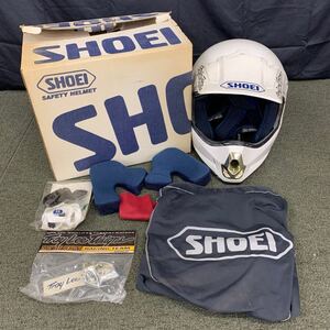 ●【売り切り】SHOEI ショウエイ オフロードヘルメット VF-X ホワイト XLサイズ 箱付属 SGマーク バイク用品