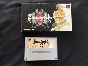 レトロゲー SFC ロマシングサガ 2 3 2本セット RomancingSaGa ロマサガ スーパーファミコン ゲームソフト☆ちょこオク☆雑貨80