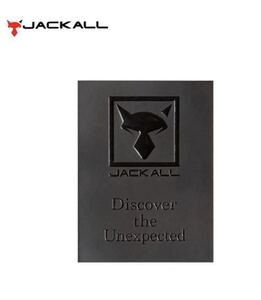 ジャッカル［jackal］/ロゴリピールステッカー シール/フィッシング/ブラック