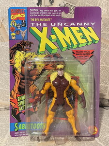 ☆1990年代/Xメン/エックスメン/アクションフィギュア/即決ビンテージTOYBIZ/X-Men/Action Figure(Sabretooth/MOC) MA-317