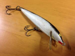 ★RAPALA★　CD-7　S　ラパラ　カウントダウン　9cm　シルバー　口紅　腹巻き　※塗装やコーティングの剥げあり　#18-2969