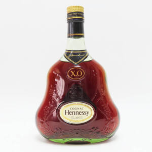 S11-k763 未開栓 Hennessy XO COGNAC ヘネシー XO コニャック ブランデー グリーンボトル 金キャップ 40% 700ml