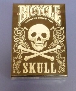 ★BICYCLE製 SKULL PLAYING CARDS 2014:未開封品１個:マジック、ゲーム等ご趣味の方、ご理解のある方向き。パーティー等にぴったり雰囲気。