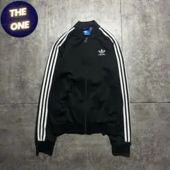 archive adidas track jacket black white