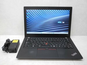 ☆1円☆第8世代☆Lenovo☆Thinkpad X280 20KE-S63K5H☆Core i5 1.70GHz/8GB/SSD256GB/無線/Bluetooth/カメラ/Office/Win11 DtoD領域☆