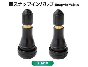 日本製 新品 太平洋工業 TR413 CL パッキン付き 2個セット エアバルブ ゴムバルブ・タイヤバルブ TR413CL