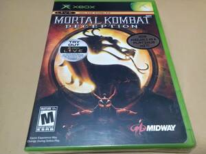 海外XBOXソフト「MORTAL KOMBAT DECEPTION / 北米版」即決