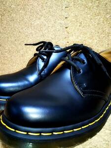 【Dr.MARTENS】ドクターマーチン 1461 3ホールシューズ UK7 (26cm ) 3EYE SHOE BLACK スムースレザー【極美品】