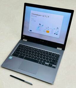 Acer Chromebook Spin 13 CP713-1WN QHD 2256×1504 タッチパネル 13.5型 Core i5 8350U メモリ8GB SSD64GB カメラ Chrome OS済