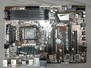 【中古パーツ】BIOS確認のみ、 ASROCK Z77 Extreme4 マザーボード ＩＯパネル LGA1155 ■MB5011