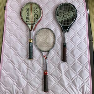 Wilson T2000 T3000 T5000 テニスラケット ジミー コナーズ チャレンジセット