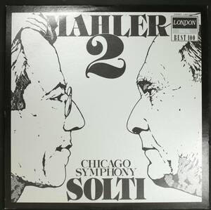 【日盤LP】ショルティ,CSO/マーラー:交響曲第2番 復活(並品,良盤,DECCA,英メタル,DIGITAL,1980,Solti)