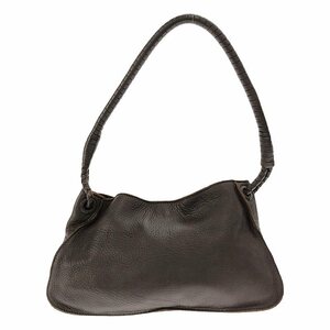 BOTTEGA VENETA / ボッテガヴェネタ | レザー ワンショルダーバッグ | ダークブラウン | レディース