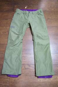 男性用 BURTON バートン スノーボードウエア GORE-TEX ゴアテックス M GORE BALLAST PANT 14991 ゴアバラストパンツ サイズ L