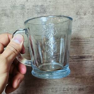 レア【Vintage】1940s Fire-King Mug ファイヤーキング サファイアブルー フィルビー Dハンドル ヴィンテージ アンティーク