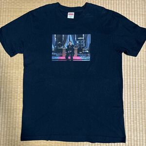 Supreme x 映画スカーフェイス コラボ バクプリ入り フォト ロゴ Tシャツ 黒M レア Tee アルパチーノ box logo