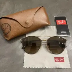 Ray-Ban サングラス RB3546 ブラウンレンズ ゴールドフレーム