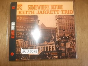 gCD0075　CD　【A-A-A-有】　KEITH JARRETT TRIO/SOME WHERE BEFORE