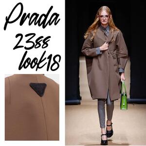 【定価55万】PRADA 23SS RUNWAY gabardine coat