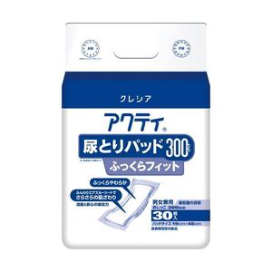 【新品】日本製紙クレシア アクティ尿とりパッド300ふっくら30枚 6P