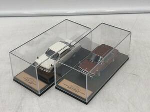 玩J96　ミニカー　1/43　TOYOPET CROWN [HT] 1968 / HONDA ACCORD SALOON [EX-L] 1977　2点セット　Hachette