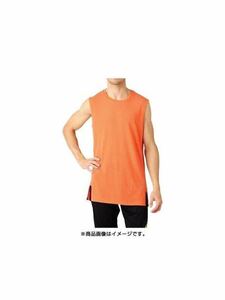 アシックス ランニングシャツ 定価4750円 538-1-320 メンズ M オレンジモク