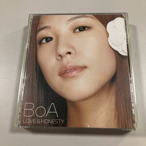 【21-は２】貴重です！帯付きです！　BoA CD+DVD　2枚組　　LOVE　＆　HONESTY