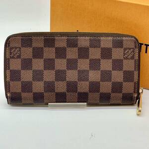 ルイヴィトン LOUIS VUITTON ダミエ ジッピーウォレット ラウンドジップ 長財布