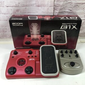 ベース用エフェクター 2点まとめ売り ZOOM B1X/behringer BASS BDI21 V-TONE 241205SK750800