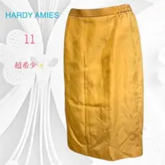 HARDY AMIESハーディエイミス　高品質 タイトスカート　高級　11号　麻